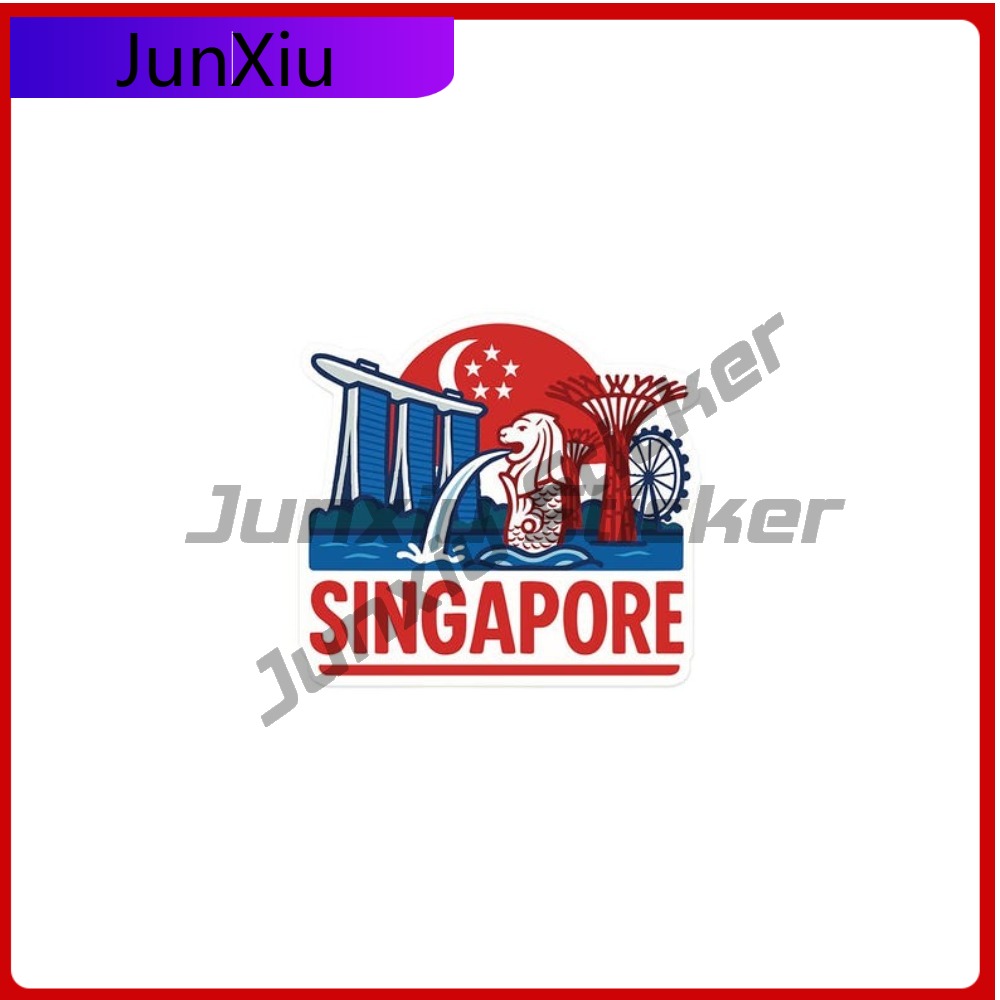 Car Accessories Singapore - Singapore Sticker Accessory Decorative Vinyl Decal
