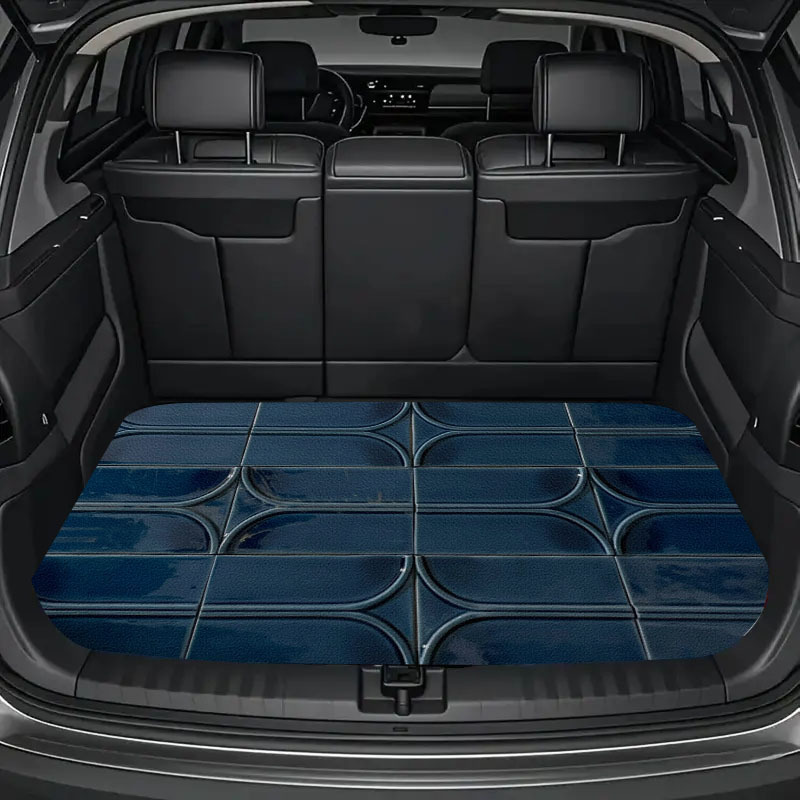 Car Accessories You Must Have - 1pc Car Trunk Mat With Printed