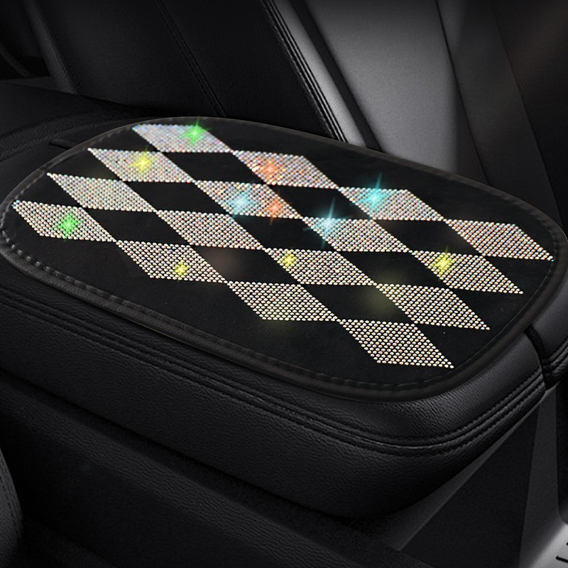 Car Armrest Pad Diamond Waterp - Car Accessories For Women ulasan dan harga