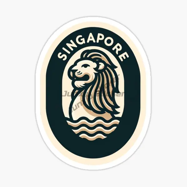 Singapore SG Flag Map Merlion  - Car Accessories Singapore ulasan dan harga