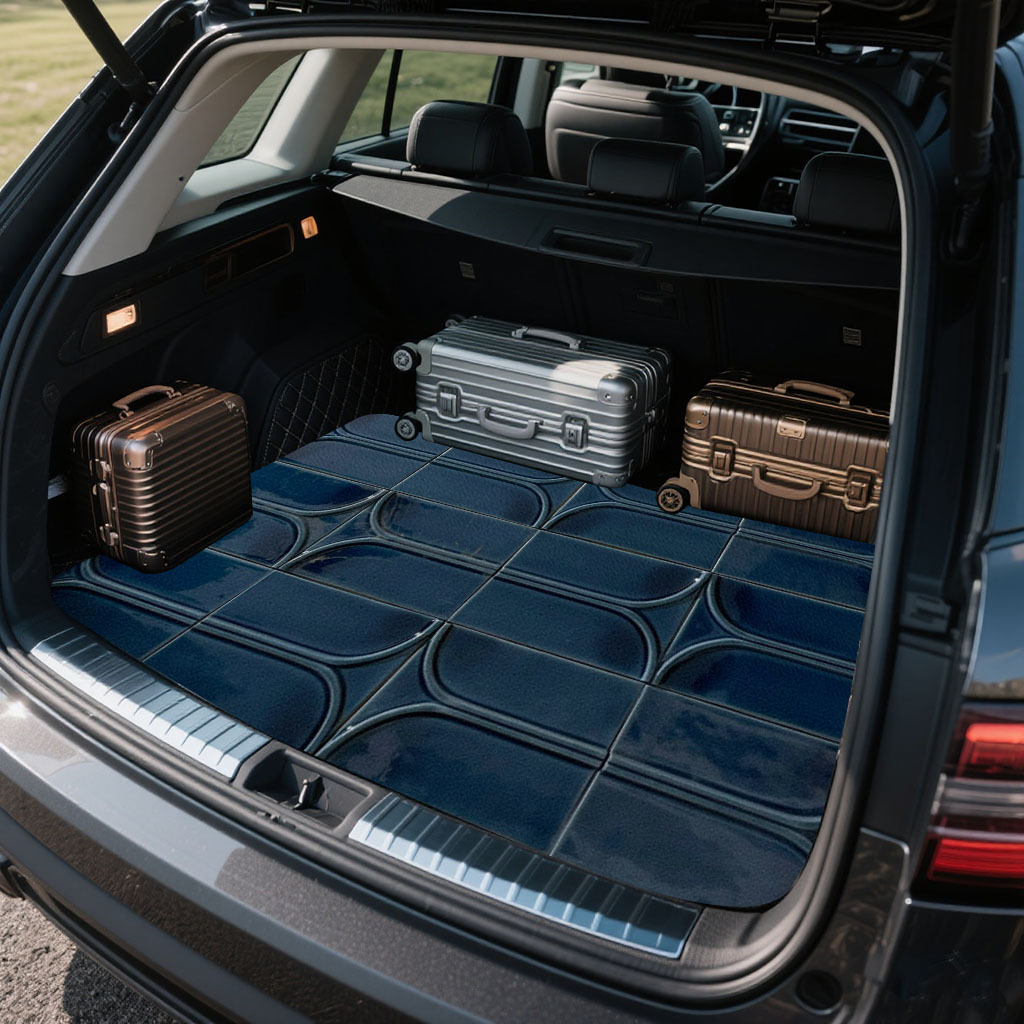 1pc Car Trunk Mat With Printed - Car Accessories You Must Have ulasan dan harga