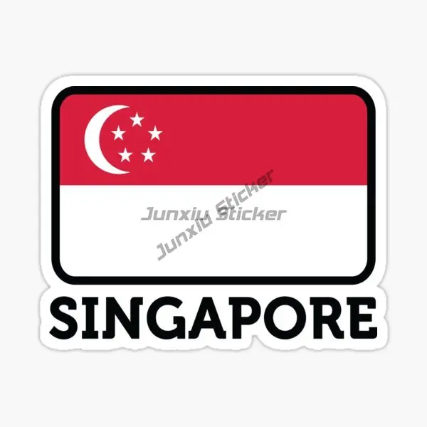 Singapore Flag Map Merlion Emb - Car Accessories Singapore ulasan dan harga