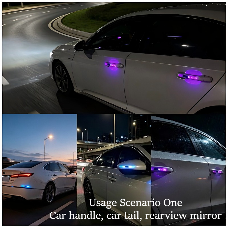 Solar LED Strobe Flash Light C - Car Door Handle Protector ulasan dan harga