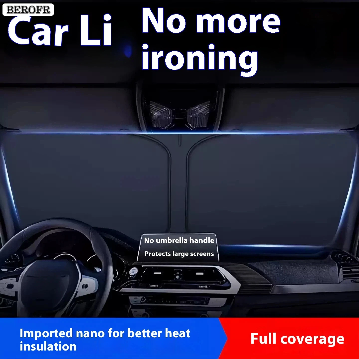 Car Windshield Sun Shade Cover - Car Accessories Yate ulasan dan harga