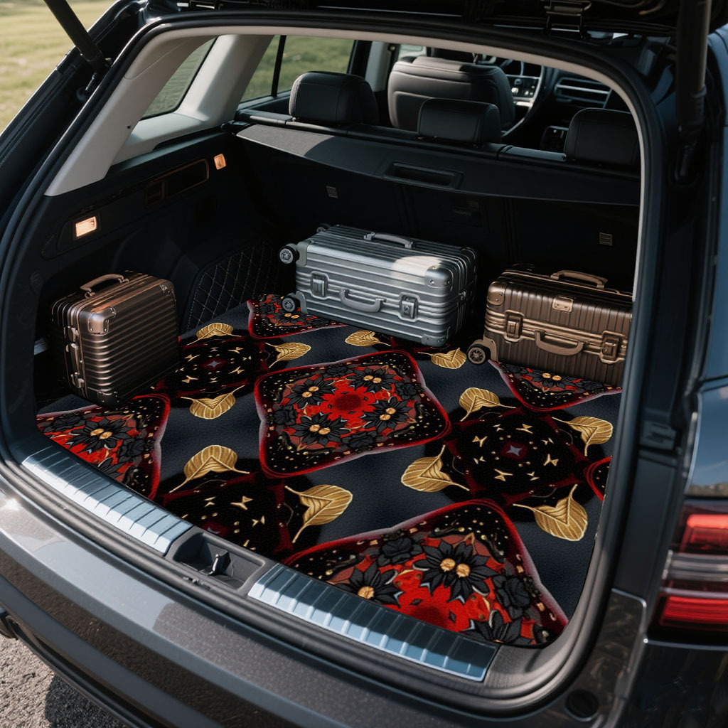 1pc Car Trunk Mat With Printed - Car Accessories You Must Have ulasan dan harga